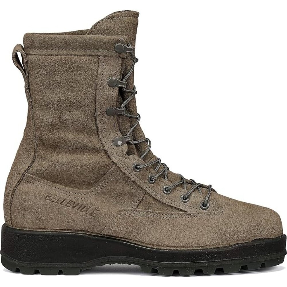 Belleville 675ST‎ SZ 12.5R Mens Vibram Sole Steel Toe Military Boots Suede USAF